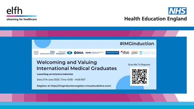 Welcoming and Valuing International Medical Graduates NHS Induction elearning programme image