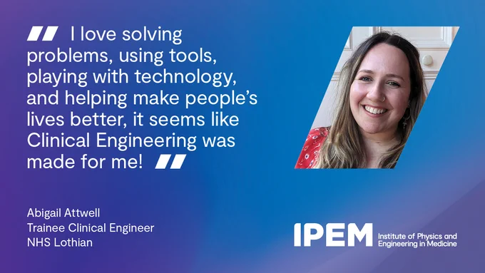 IPEM member Abi Attwell quote about INWED22