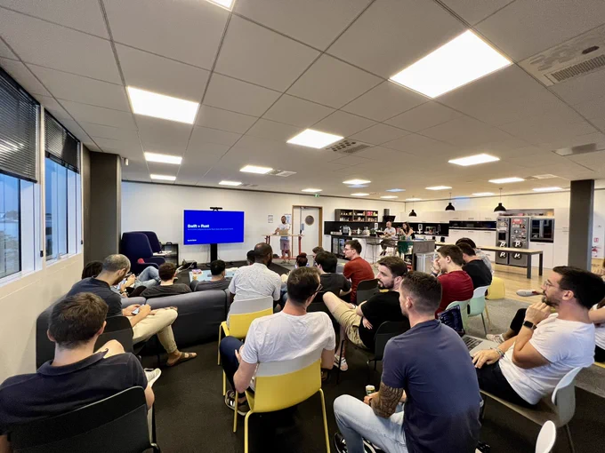 Participants au meetup swift Toulouse