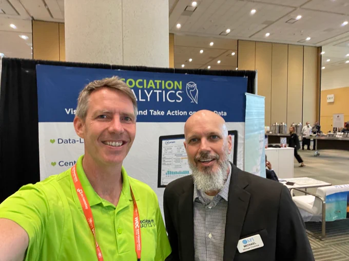 Richard Comstock from Association Analytics with Michael Crumrine at WEC - 2022