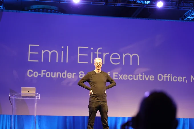 Co-Founder and CEO of Neo4j on stage at the 2022 GraphConnect in Austin, Tx