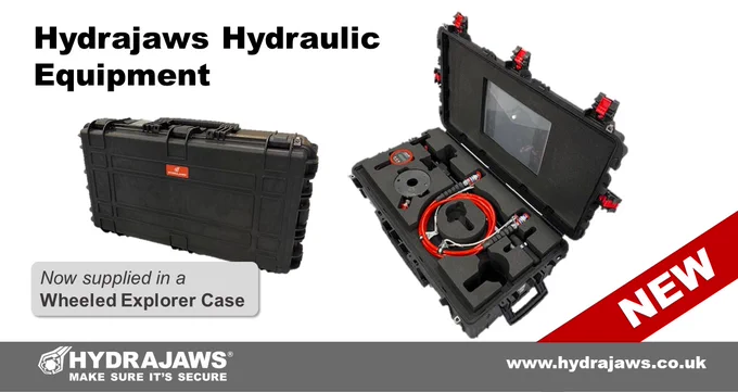 Hydrajaws Hydraulic Tester Kits available in 180kN, 370kN and 500kN now in new cases