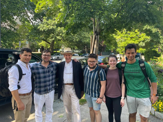 @benjaminzander and bpyo members and staff arrive in Greece