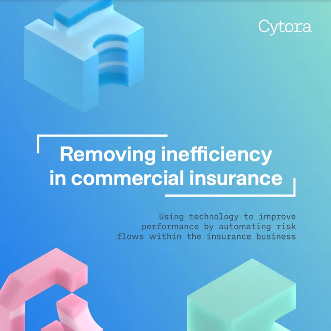 White paper cover - removing inefficiency in commercial insurance