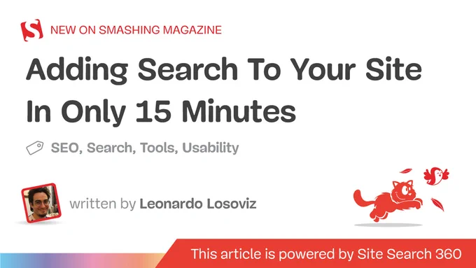 A photo of the author Leonardo Losoviz next to the title of the article published on Smashing Magazine today