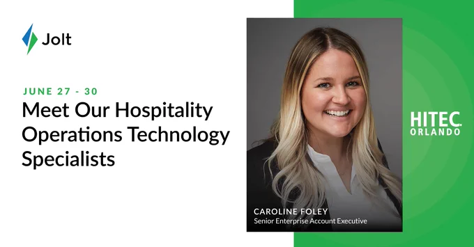 Meet Jolt's Caroline Foley at HITEC 2022