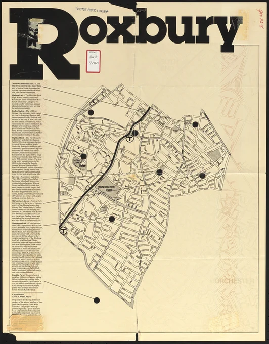 Map of Roxbury
