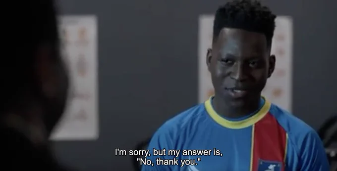 I'm sorry, but my answer is, "No, thank you."