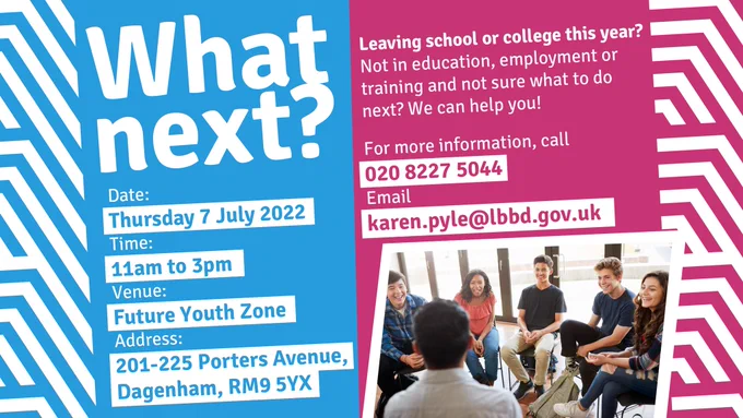 Graphic promoting the event in the text description