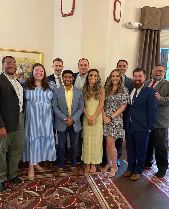 The Family Medicine Class of 2022 with Program Director Dr. Fred Miser