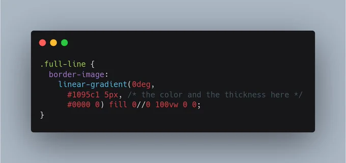 Overview of the CSS code from the demo in the tweet