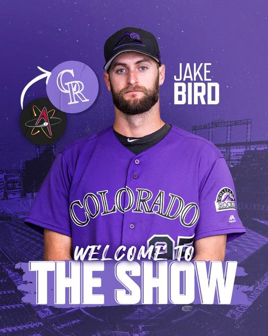 Jake Bird makes his major league debut!