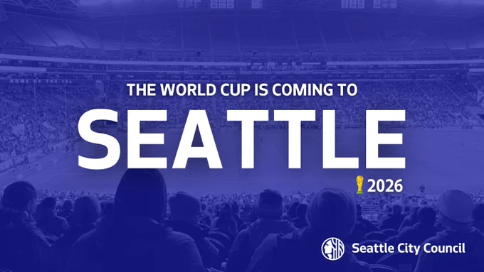 The World Cup is coming to Seattle in 2026. 