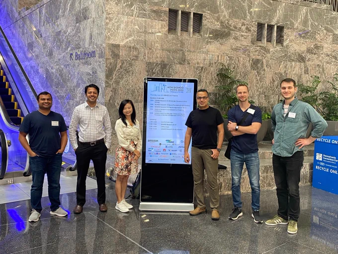 Group photo for Apple Knowledge Platform team at SIGMOD'2022. Missing Theo. 