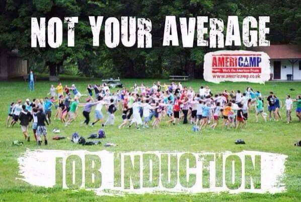 AmeriCamp is not your average job induction!