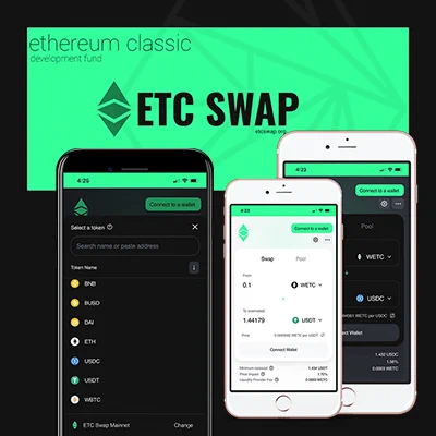 ETC Swap is a decentralized cryptocurrency exchange where users trade digital assets without intermediaries on the Ethereum Classic network.