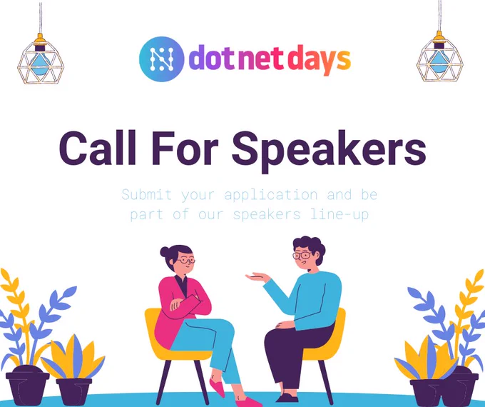 Call for speakers, for dotnetdays romania conference