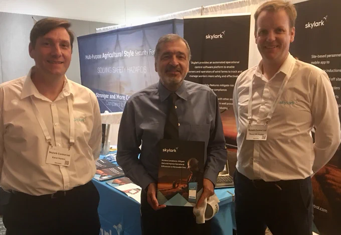 Day 1 of Utility Scale Solar and Wind North America 2022 ConfEx in Dallas, Texas meeting asset owners and operators to discuss how to track and manage remote personnel more safely and effectively. Visit us at booth 15. 