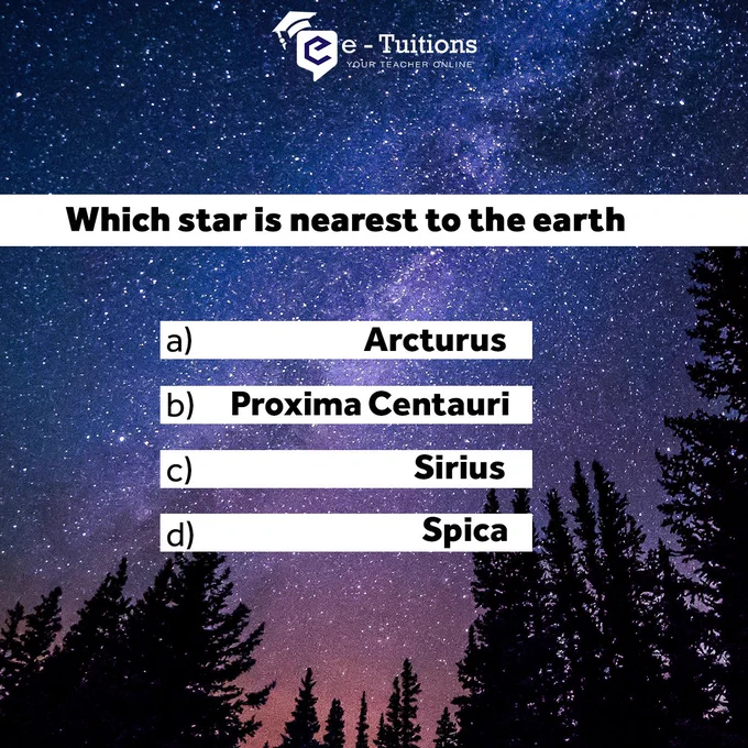  which star is nearest to the earth?