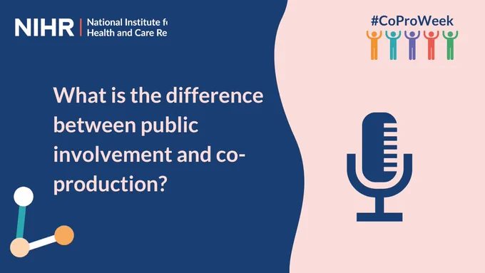 What is the difference between public involvement and co-production? #CoProWeek