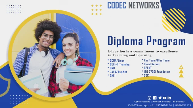 Diploma Program in Cyber Security Training - Codec Networks 