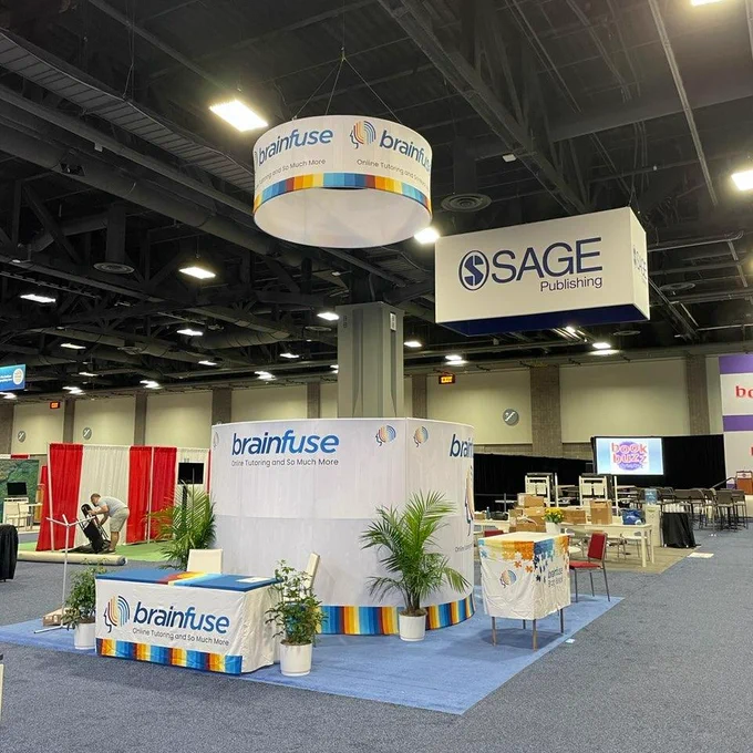 Brainfuse booth 1545 at ALA 2022 conference 