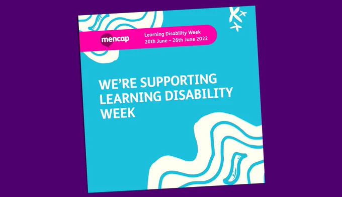 Supporting learning disability week logo
