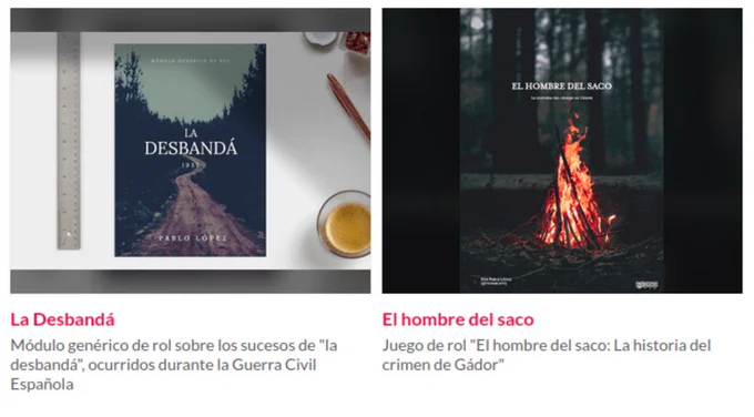Portada de mi cuenta de itch.io 