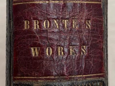 The spine of 'Bronte's works'