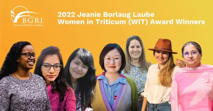 2022 Jeanie Borlaug Laube Women in Triticum (WIT) Award Winners