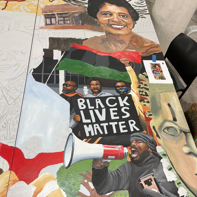 Mural to go on display at Milwaukee Public Museum's Africa gallery
