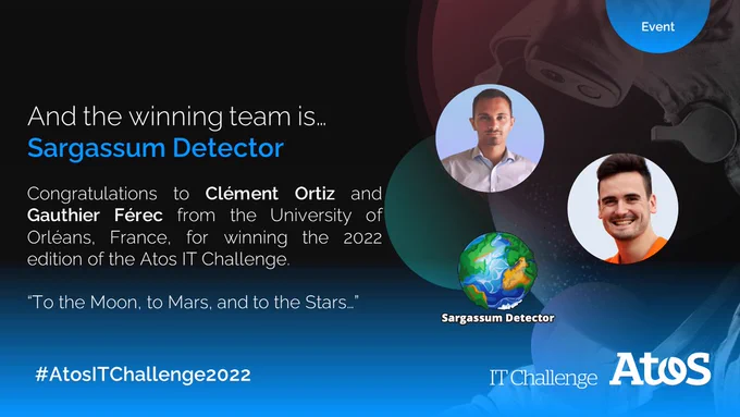 Know more about the 1st prize of the #AtosITChallenge2022 won by the team Sargassum Detector