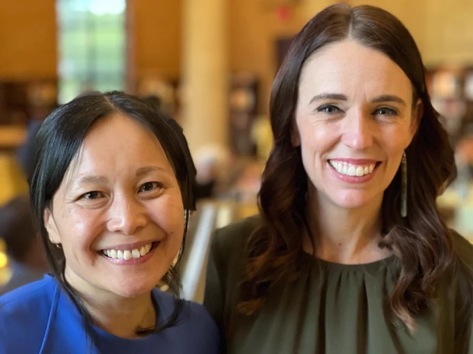 With New Zealand Prime Minister Jacinda Ardern
