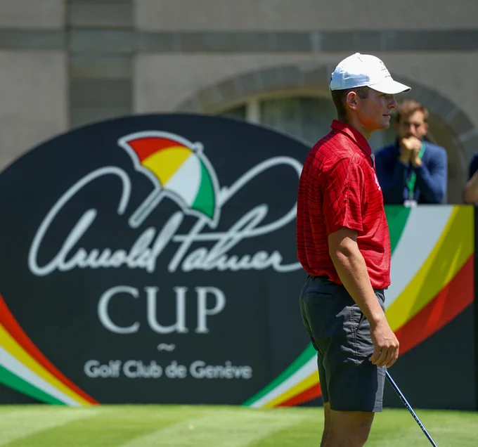Michael Brennan at the Arnold Palmer Cup