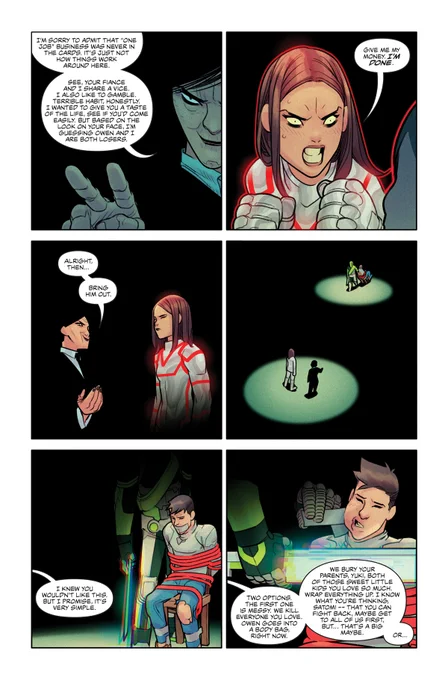 Panels from Radiant Red 5
