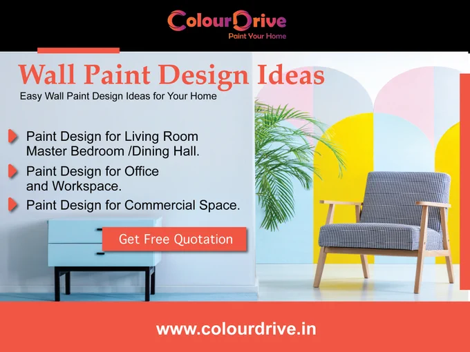 Easy Wall Paint Design Ideas are available at ColourDrive in Bangalore, Hyderabad, Navi Mumbai, Mumbai, Pune, and Indore.

1. Paint Design for Living Room/Master Bedroom/ Dining Hall
2. Paint Design for Office and Workspace
3. Paint Design for Commercial Space.

#colourdrive #wallpaintdesign #wallpaintingideas #painter #paintingservices #paintdesign #kidsroomdecor #newpaintingideas #housewallcolour #bedroomwallcolour #officewallcolour #commercialspacewallcolour #roomcolourdesign #housecolour #housepaintcolour #housewalldesign #easypainting #easywallpaint 
