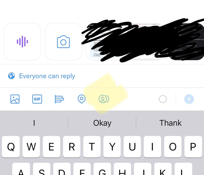 CoTweet button on Twitter app