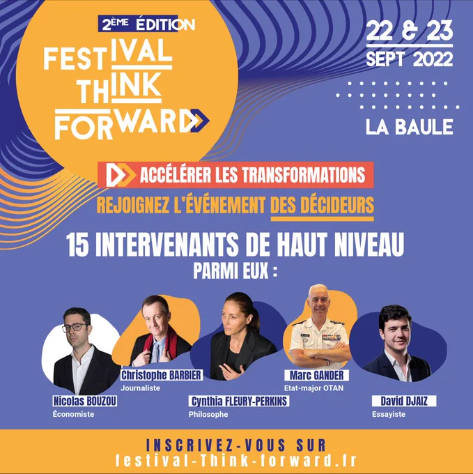 ❔ Connaissez-vous le FESTIVAL THINK FORWARD ?