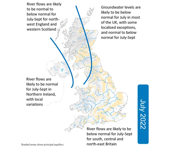 Hydrological Outlook Jul 2022