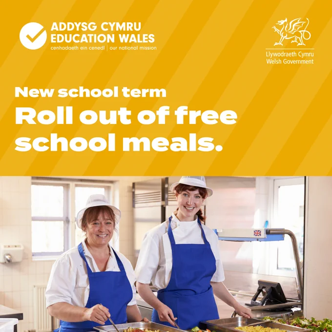 New school term | Roll out of free school meals
