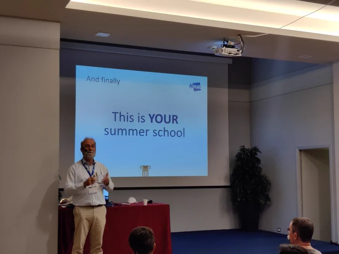 Koen De Bosschere introducing ACACES 2022 