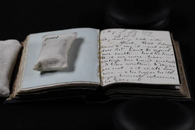Photograph of manuscript book