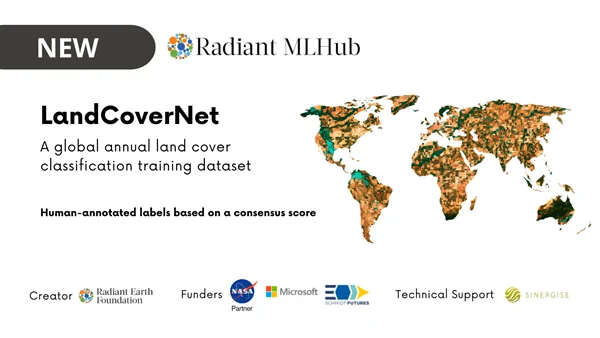 LandCoverNet is a human-annotated training dataset with images from Sentinel-1, Sentinel-2, and Landsat 8 satellite missions to support natural resource management in Africa, Asia, Australia and Oceania, Europe, and North and South America.
