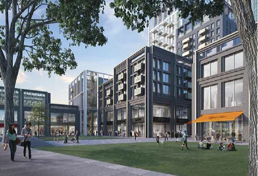 Artist's impression of how town centre may look