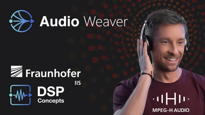 Fraunhofer Cingo Immersive Listening Now Available in Audio Weaver
Read More https://audioxpress.com/news/fraunhofer-cingo-immersive-listening-now-available-in-audio-weaver

DSP Concepts announced that its Audio Weaver development platform for audio products now also offers access to the Fraunhofer Cingo family of immersive processing tools. The agreement with Fraunhofer Institute for Integrated Circuits (IIS) allows audio product developers to enhance headphones, earbuds and speakers with binaural audio processing for immersive 3D sound with head tracking, as well as enhance existing stereo content, including loudness optimization and equalization. Cingo supports all channel-based formats and direct rendering of audio objects with associated position metadata, which can be transmitted as MPEG-H Audio.
 #audioprocessing #objectbasedaudio #processingalgorithms 