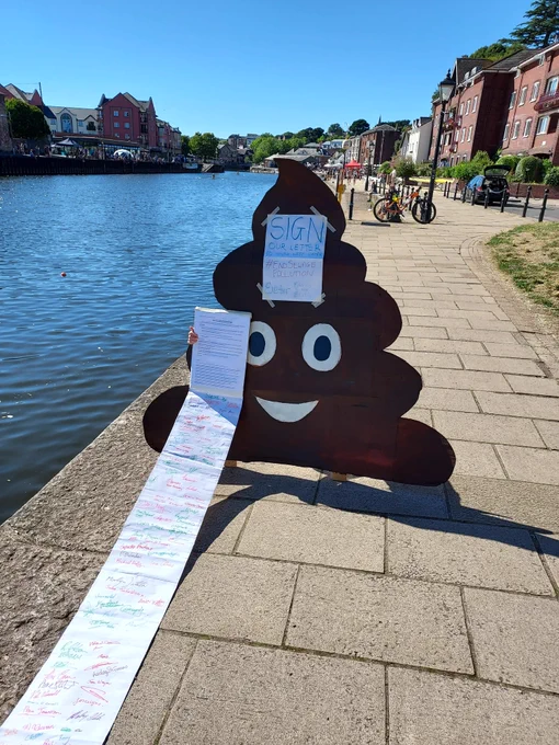 10-metre-long petition with @terrence_the_turd