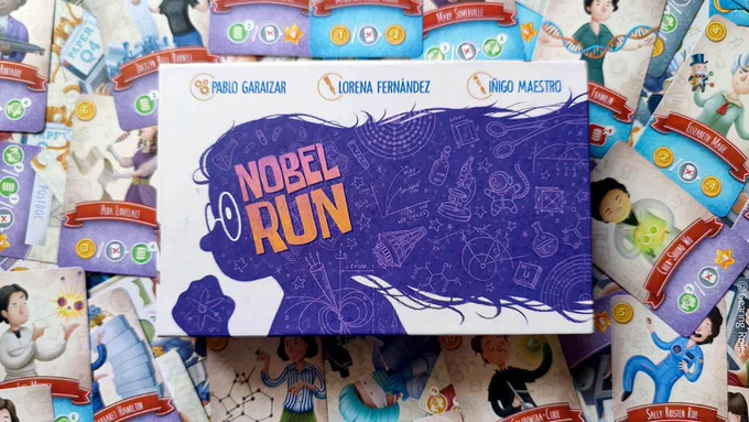Nobel Run board game