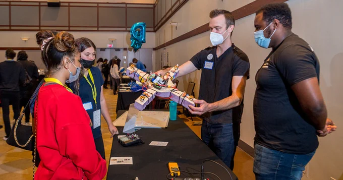 Seventh-graders met up with scientists, engineers and artists at the University of Delaware's STEAM Day 2022.