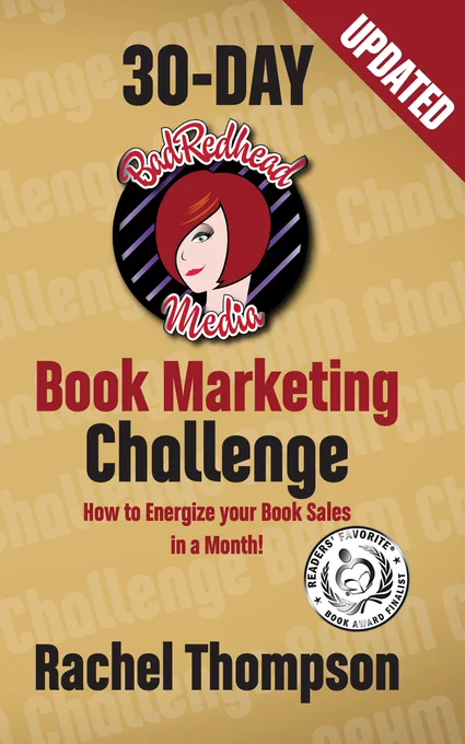New updated version of Rachel's award-winning book marketing challenge! Grab a copy now. Ebook or print. 