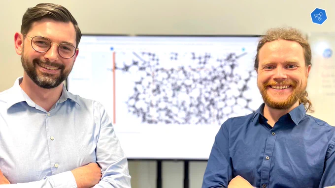 Marcel Quennet und Vincent Pohl beim öffentlichen Launch des Quantistry Lab